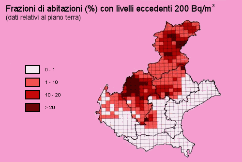 piantina del veneto e radon